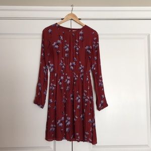 LOFT Floral Print Dress